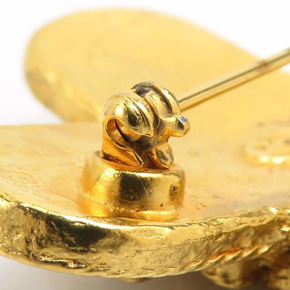 CHANEL Authentic Gold Logo Brooch - Picture 12 of 14